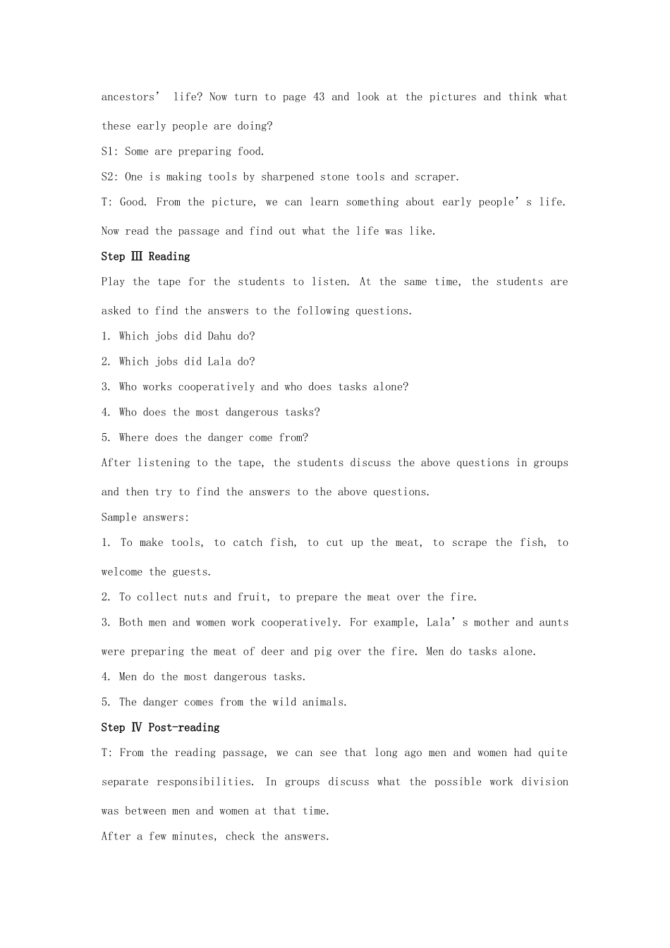 云南省陇川县第一中学高中英语《Unit 5 Meeting your ancestors》语言技巧教案 新人教版选修8_第2页