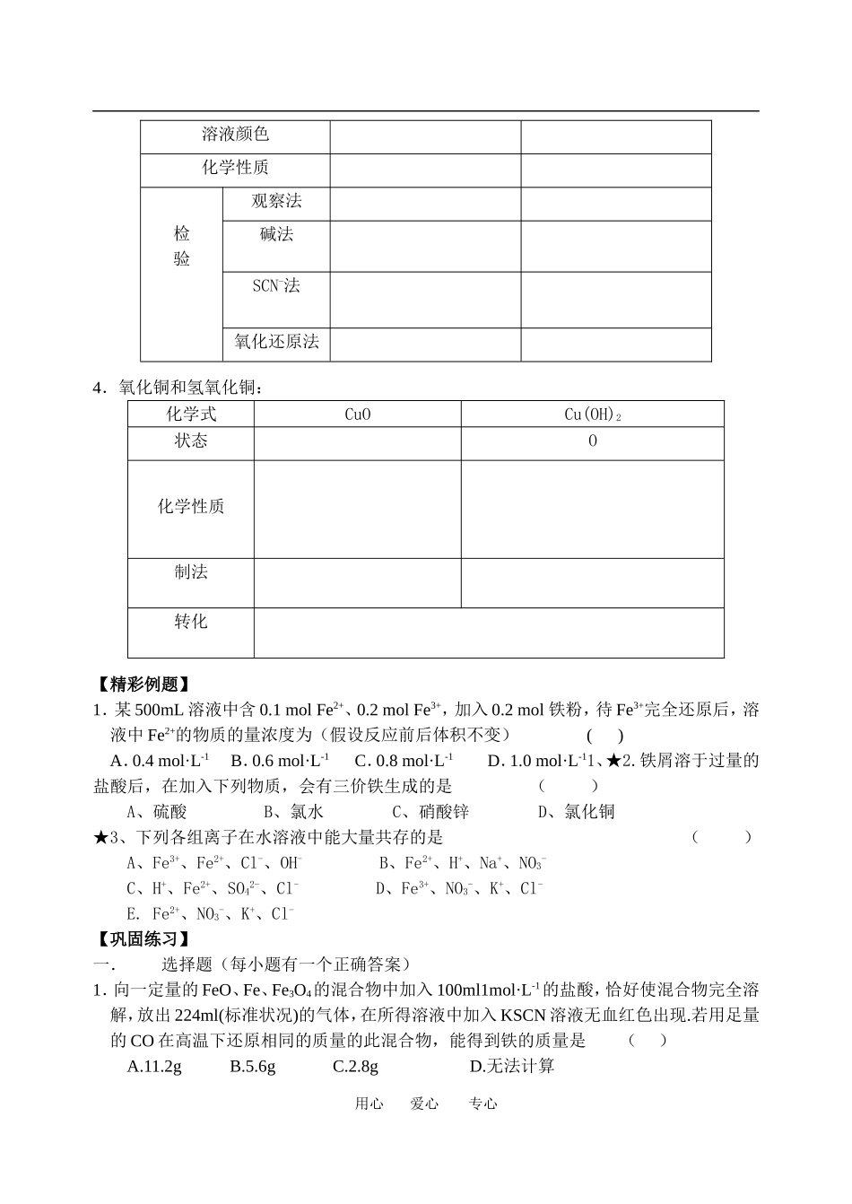05铁、铜的化合物及性质1_第2页