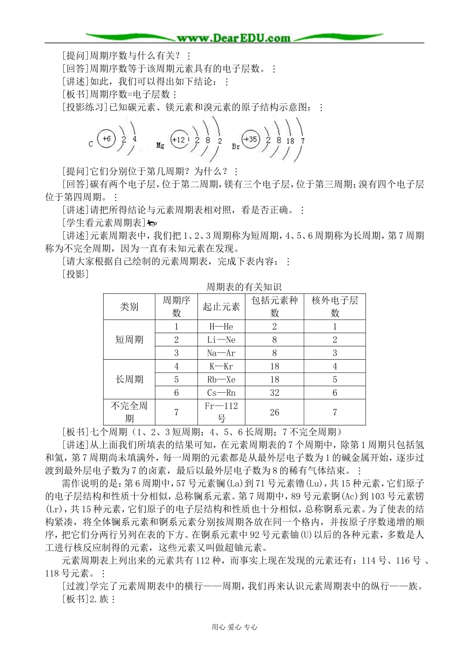 新人教版高中化学必修2元素周期表(1)_第2页