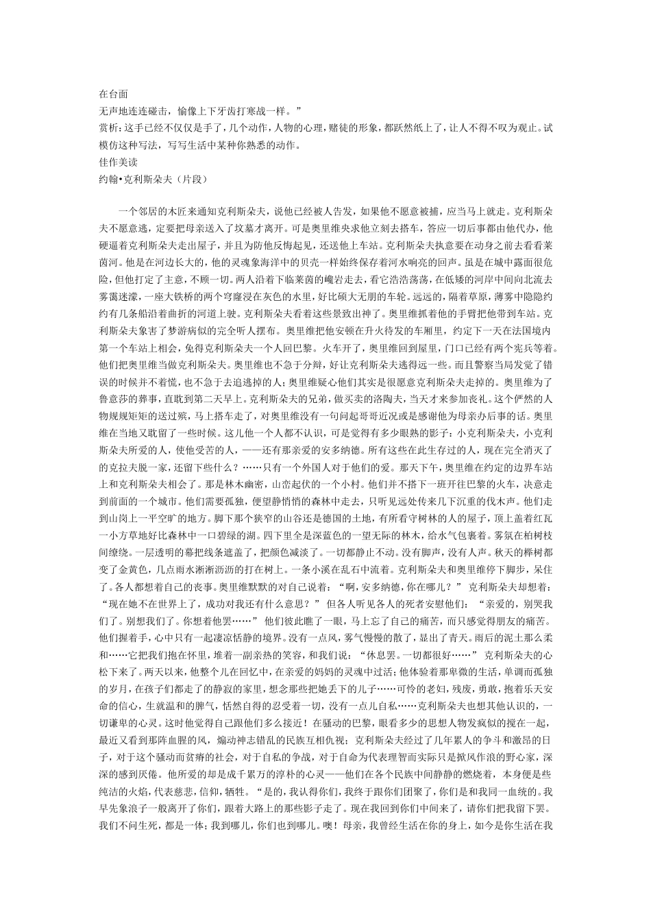 粤教版高中语文必修一罗曼罗兰教案_第3页