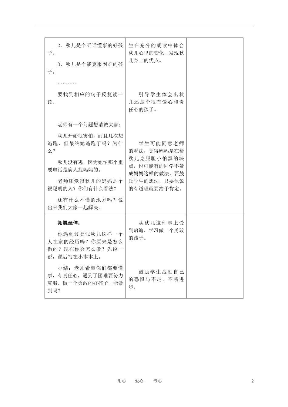二年级语文下册 重要电话 1教案 冀教版_第2页