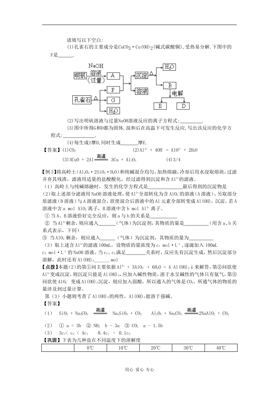 2009高三化学第二轮专题复习精美教案10 金属知识规律_第2页