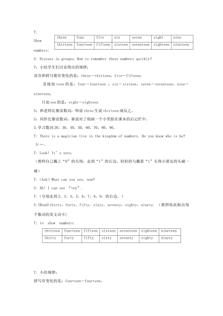 二年级英语下册 Module 3 Unit 1 Sam isn’t tidying his room教案设计 外研版（一起）-外研版小学二年级下册英语教案_第3页