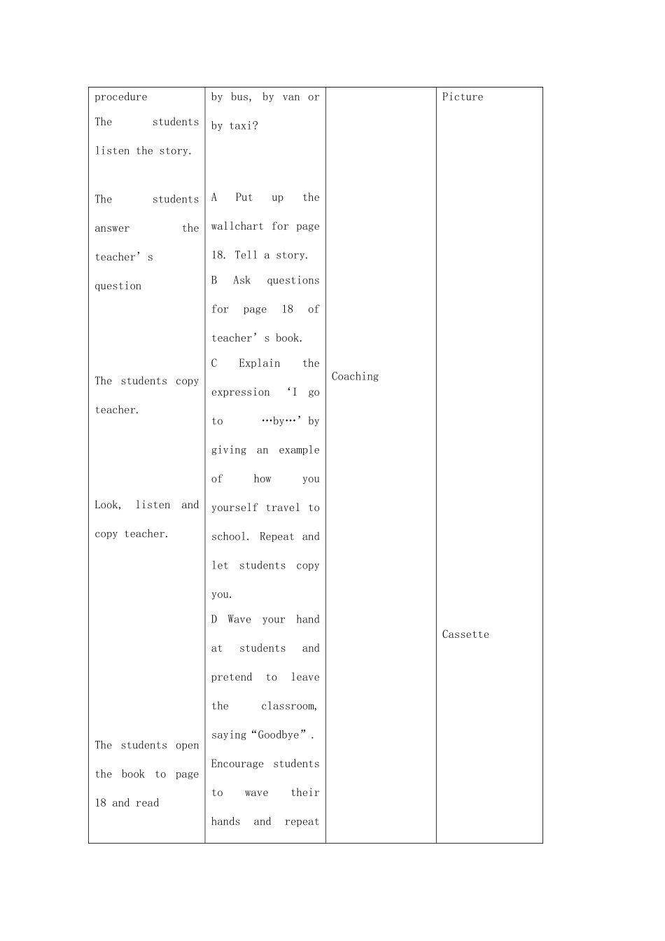 二年级英语上册 Unit 4 Going about（period2）教案 沪教牛津版-沪教牛津版小学二年级上册英语教案_第2页