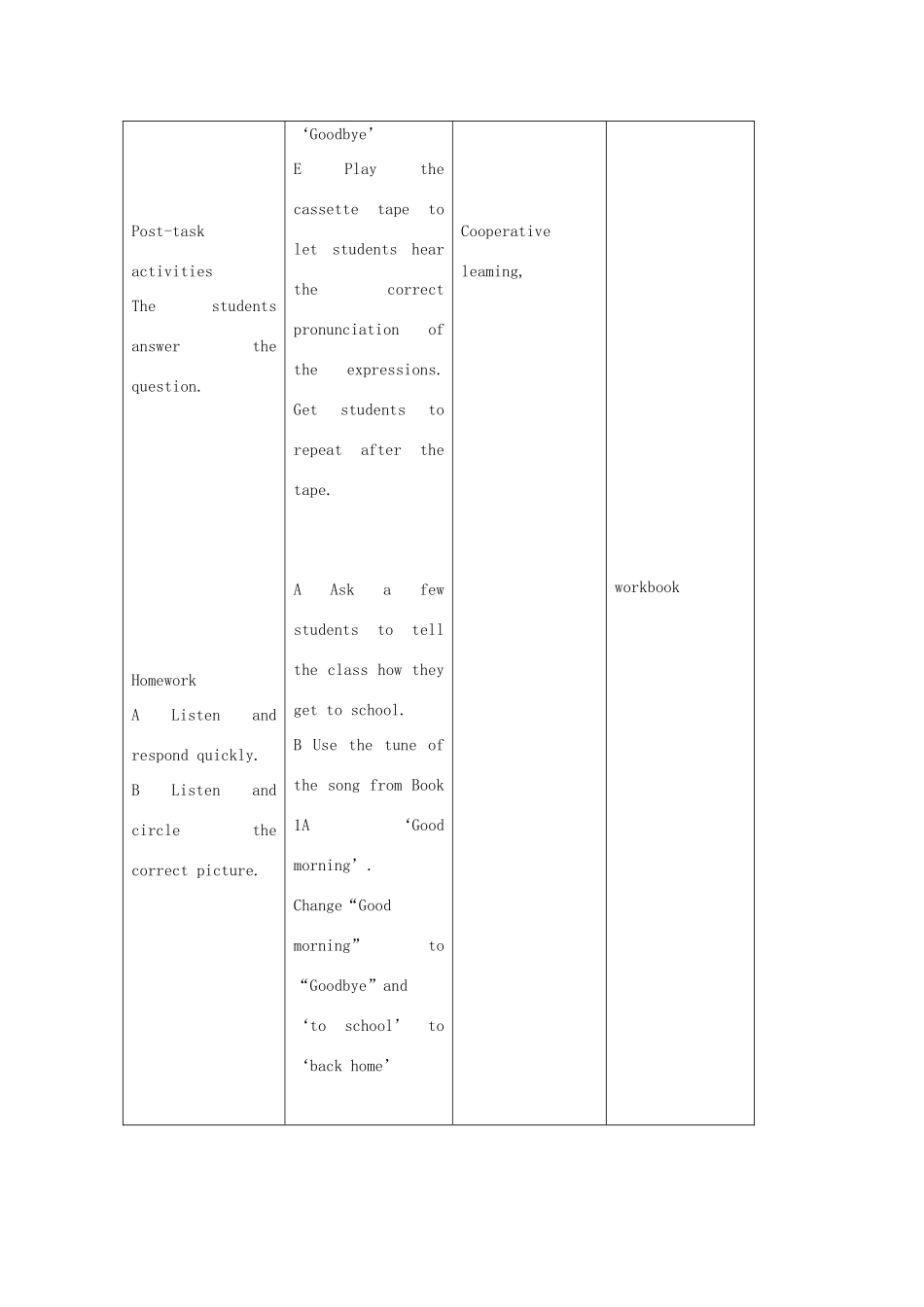 二年级英语上册 Unit 4 Going about（period2）教案 沪教牛津版-沪教牛津版小学二年级上册英语教案_第3页