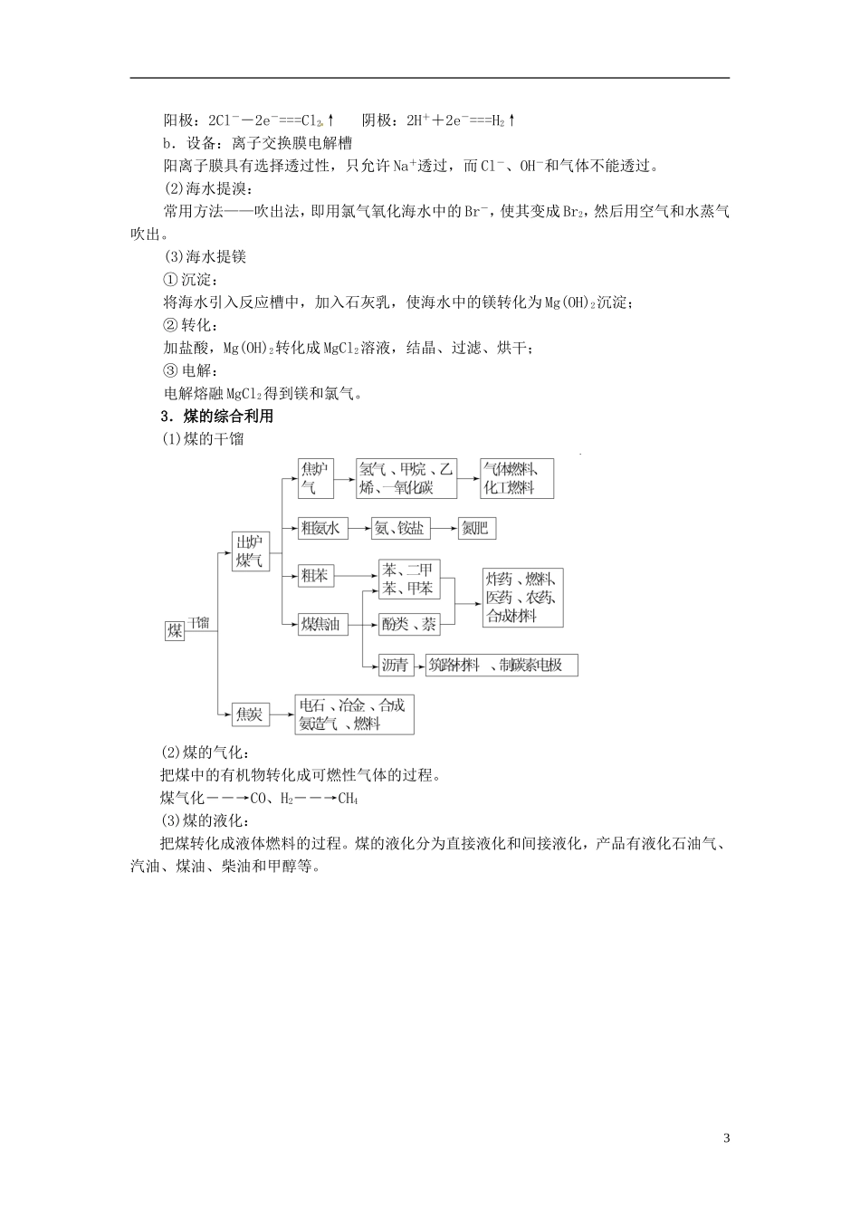 2013年高考化学二轮复习精品资料专题19 化学与技术教学案（教师版）_第3页