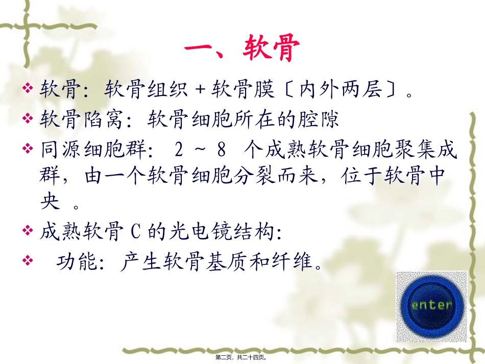 【组织学与胚胎学】软骨与骨 生物技术课程课件_第2页