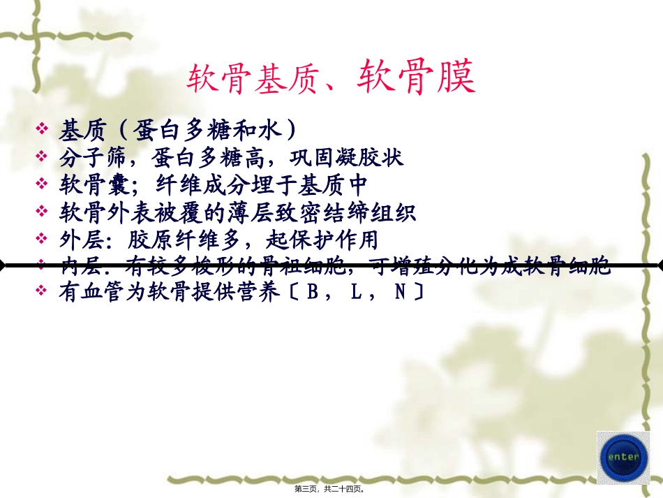 【组织学与胚胎学】软骨与骨 生物技术课程课件_第3页