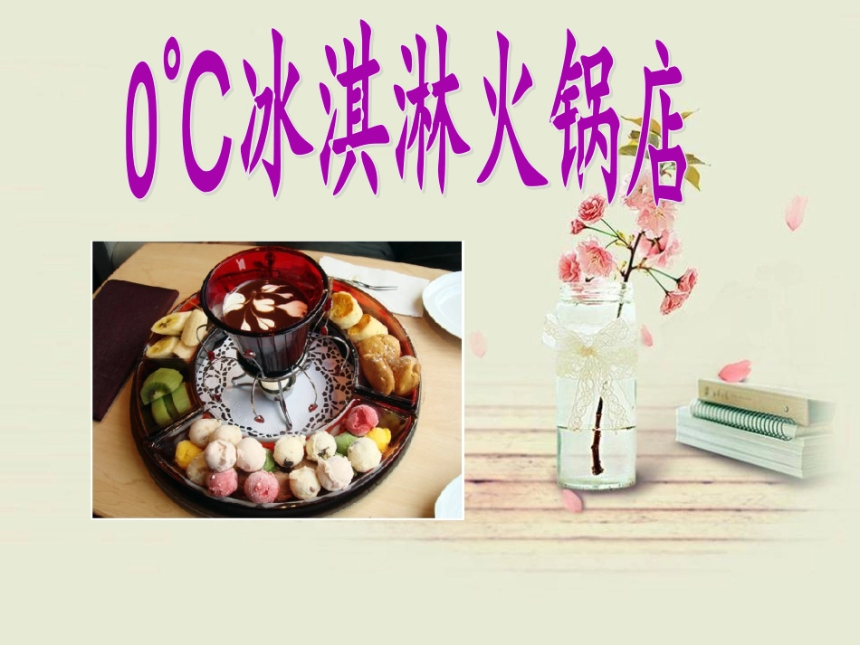 0℃冰淇淋火锅店开店策划方案_第1页