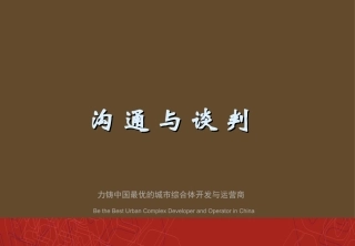(沟通与谈判)集团PPT标准模板(简体版)