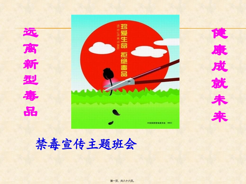 “禁毒宣传”主题班会主题课件_第1页
