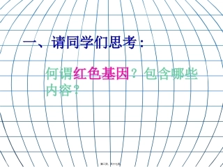 “民族精神代代传”主题班会 课件