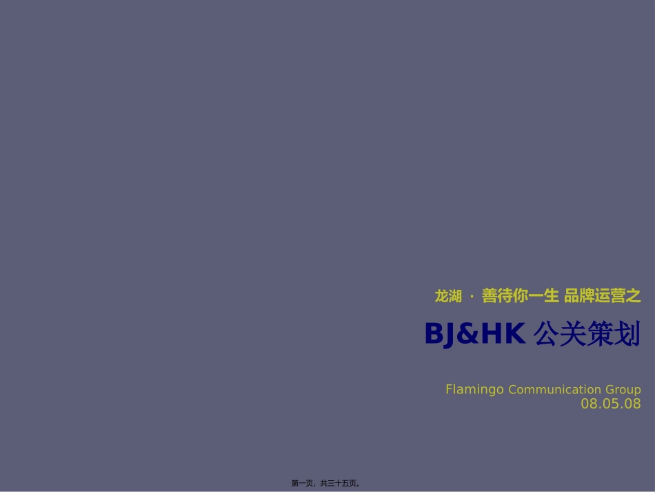 地产公关活动_第1页