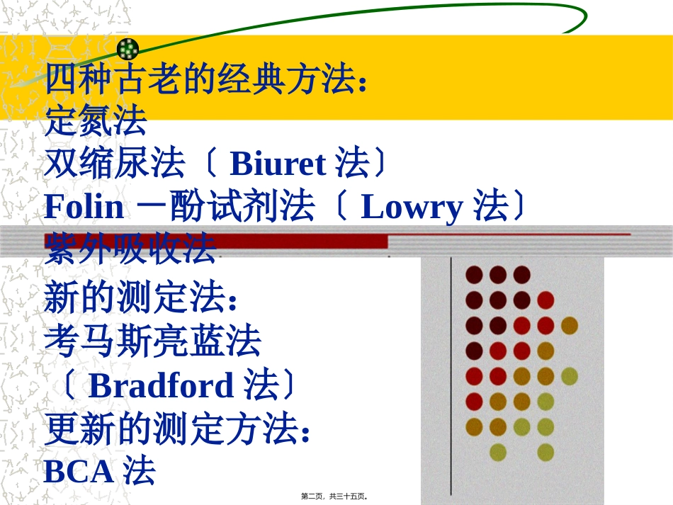 蛋白质浓度测定方法 生物教学课件_第2页