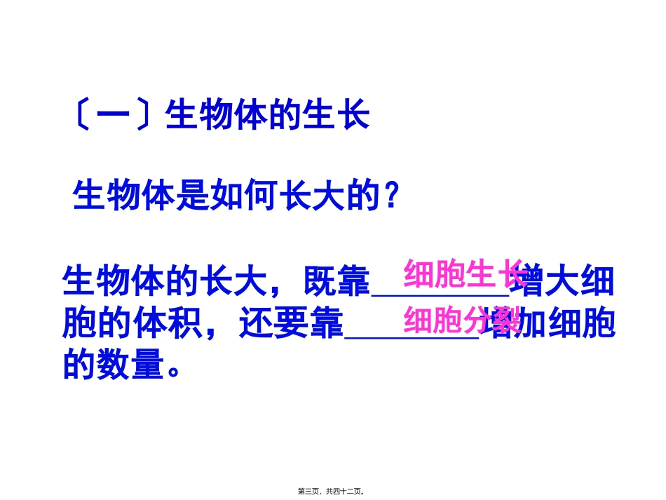 第六章  细胞的生命历程  生物教学课件_第3页