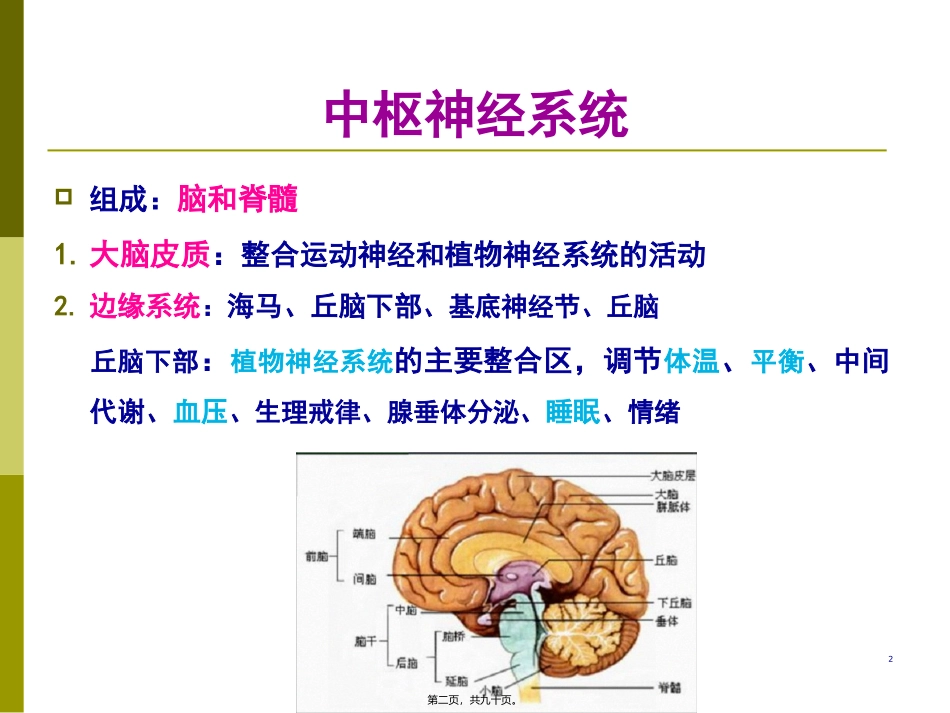 第三章中枢神经系统药理 医学教学课件_第2页