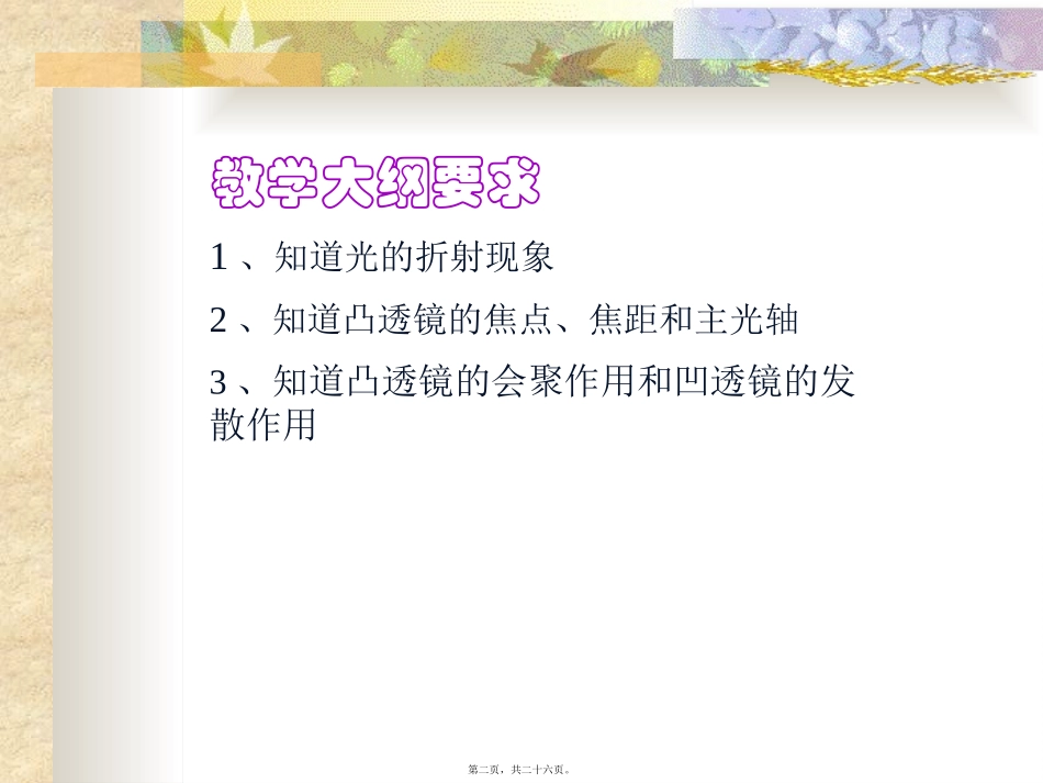 第五讲光的折射教学课件_第2页