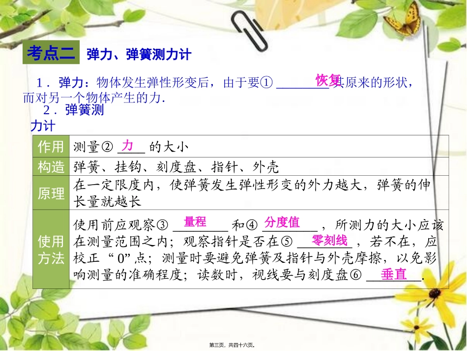 第一讲力与运动 教学课件_第3页