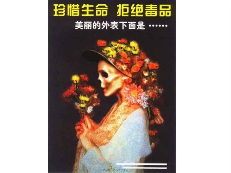 “珍爱生命-远离毒品”初中主题班会_第1页