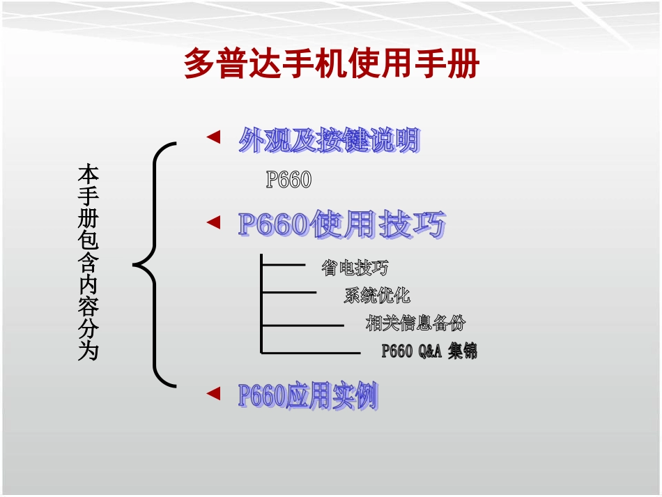 多普达P660手机使用手册_第2页