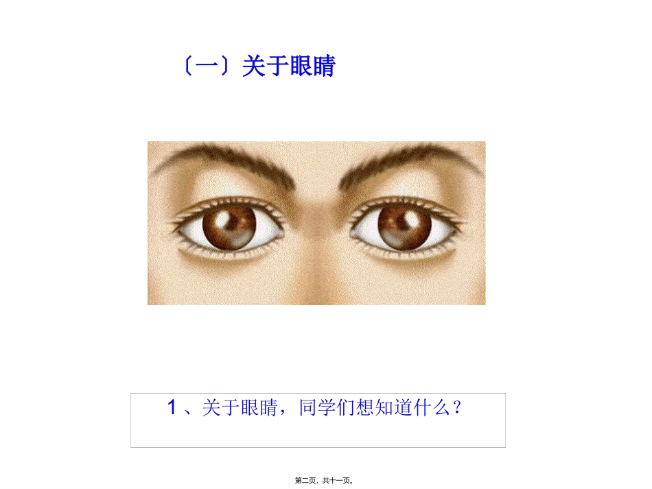 第五章第四节眼睛和眼镜 培训教学课件_第2页