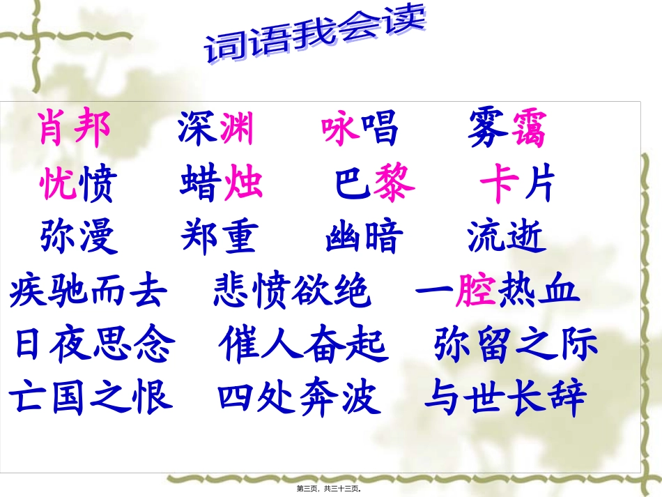 《把我的心脏带回祖国》教学培训课件_第3页