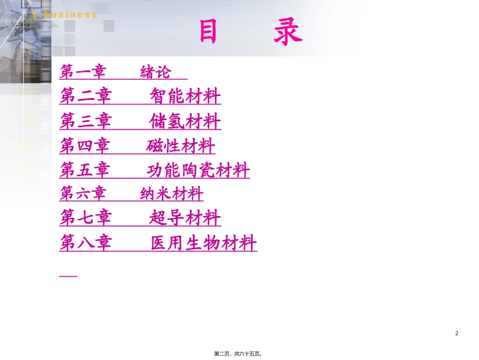 功能材料概论 第二讲智能材料资料 教学课件_第2页