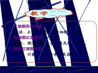 红细胞形态压积网红 医学教学课件