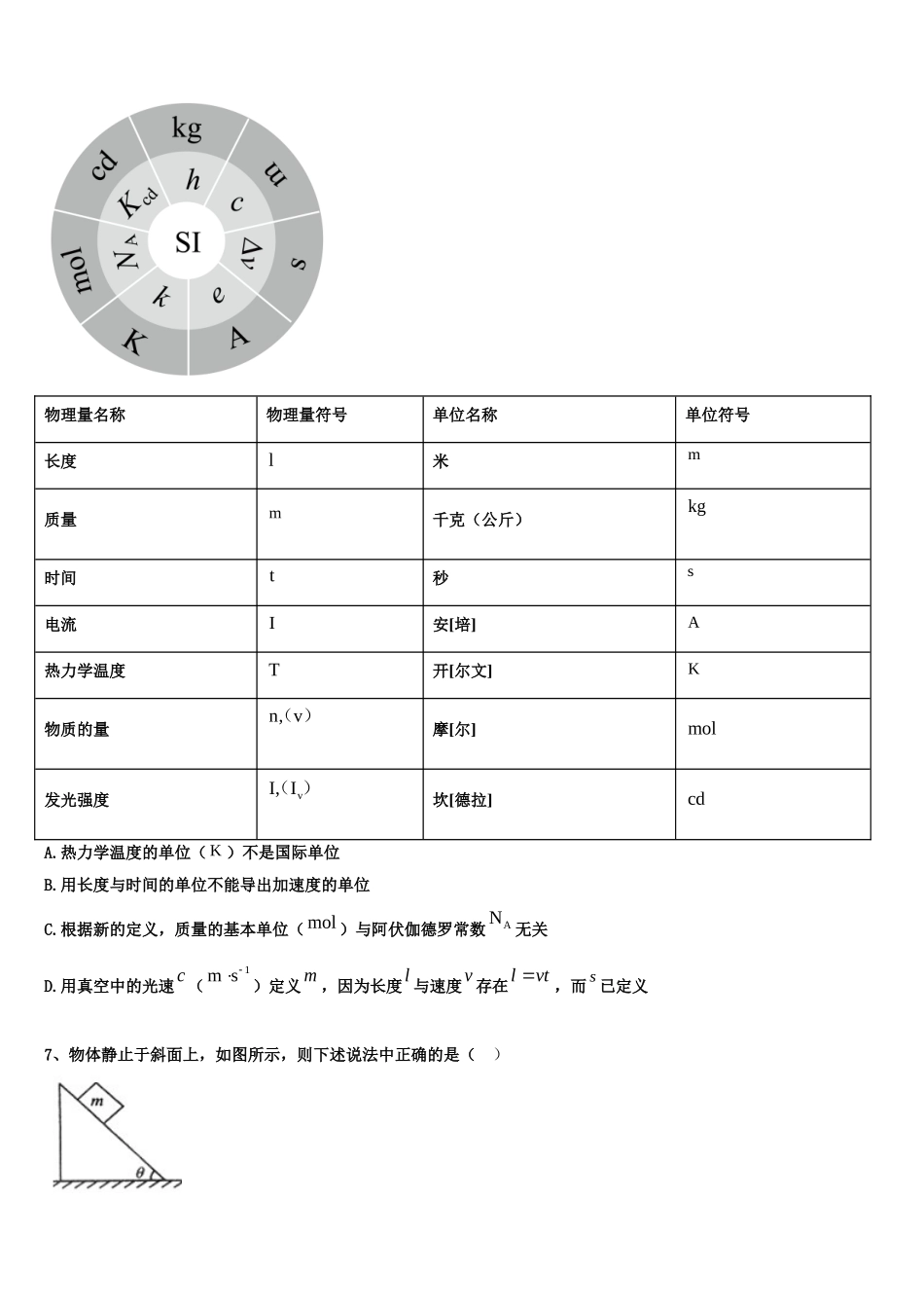 湖南省湘潭市名校2022年物理高一第一学期期末质量跟踪监视模拟试题含解析_第3页