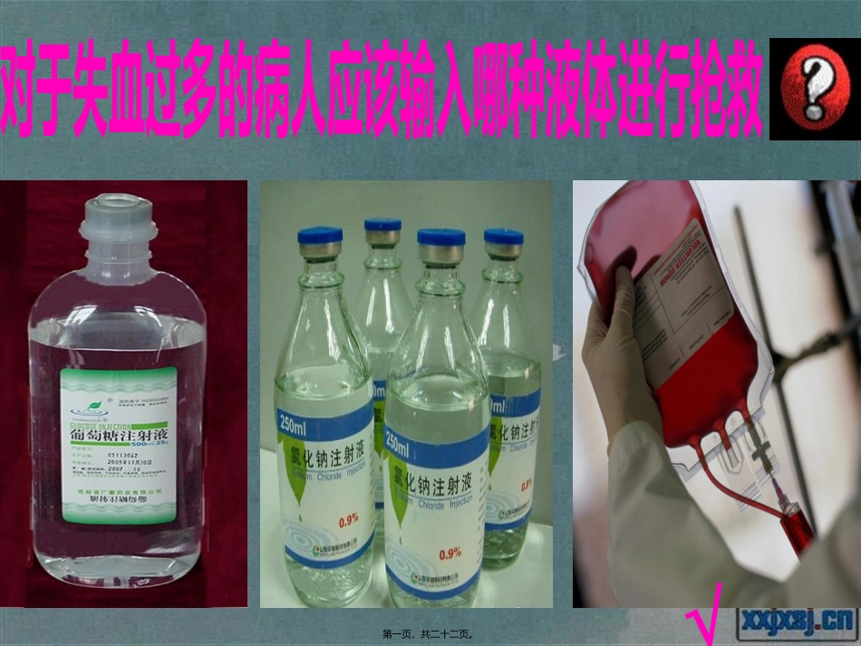 《流动的组织-血液》临床医学教学课件_第1页