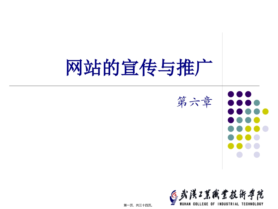 6网站的宣传与推广_第1页