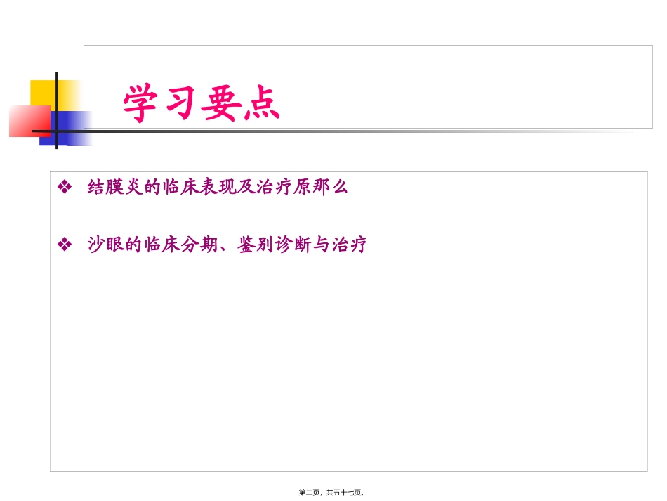 结膜病 医学教学课件_第2页