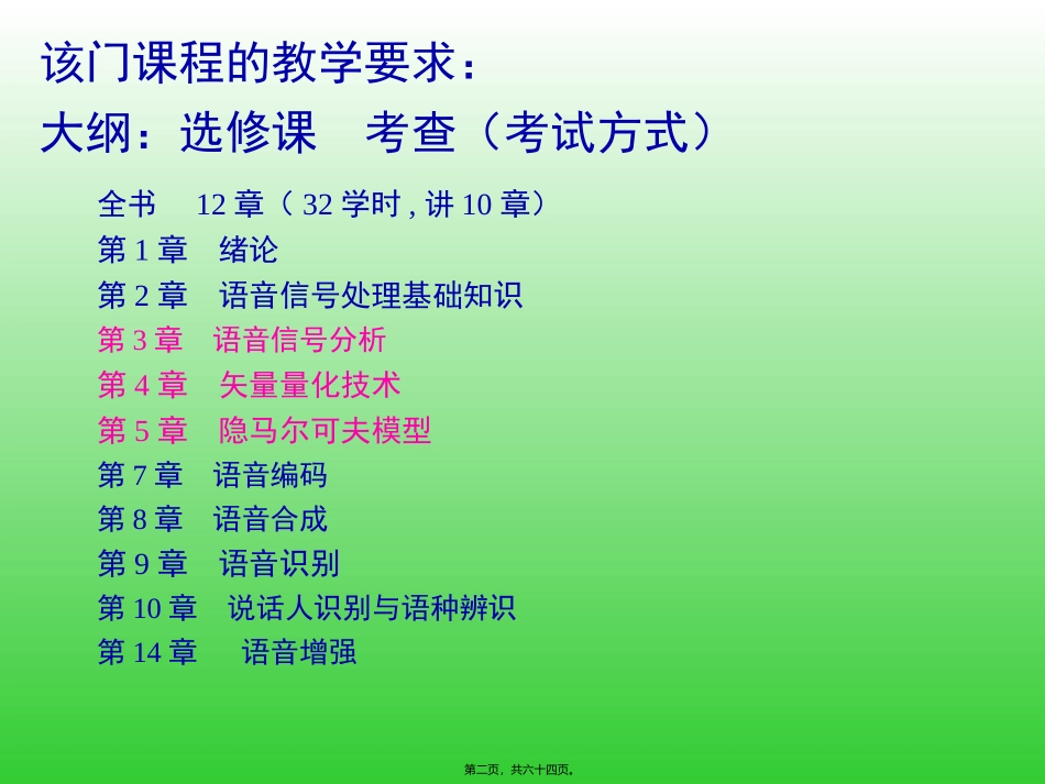 第01讲--绪论-语音信号处理基础知识_第2页