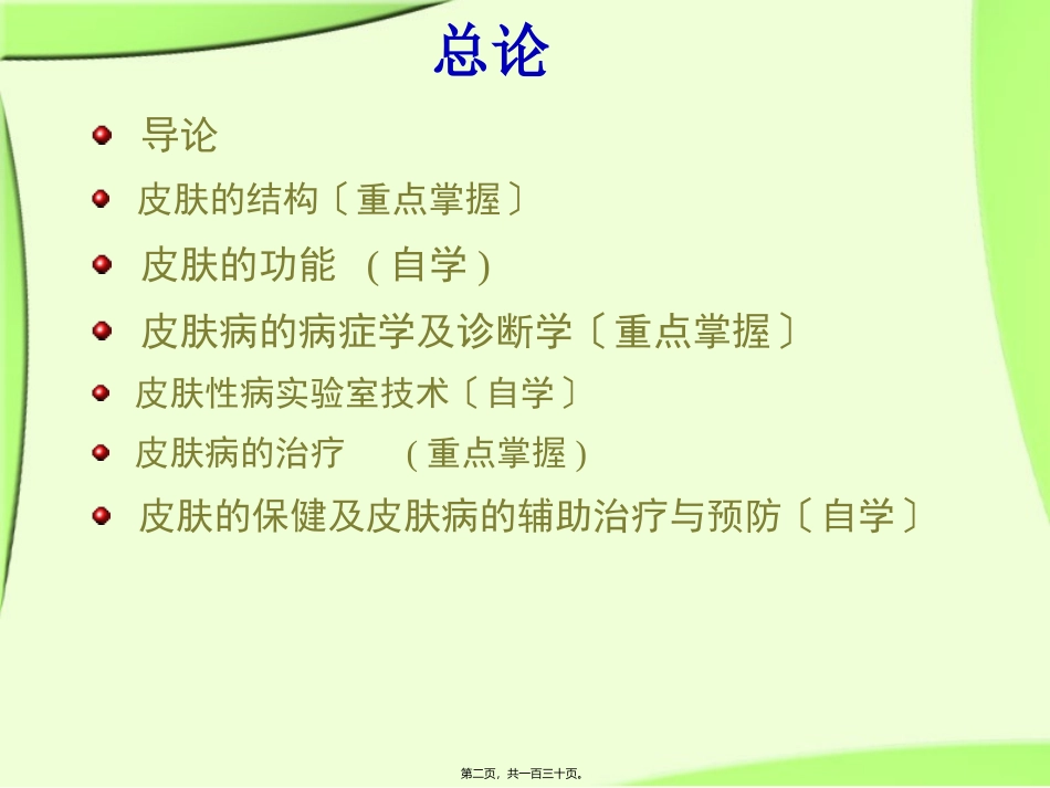 《皮肤性病学》总论.解读 医学培训课件_第2页