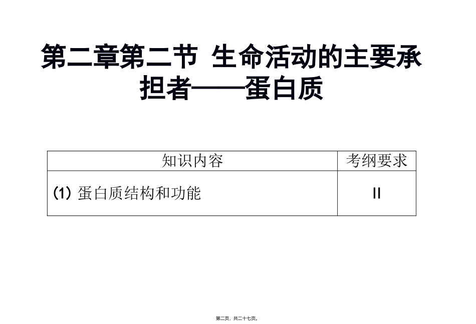 教学课件生命活动的主要承担者-蛋白质_第2页