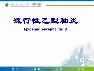 流行性乙型脑炎临床医学课件