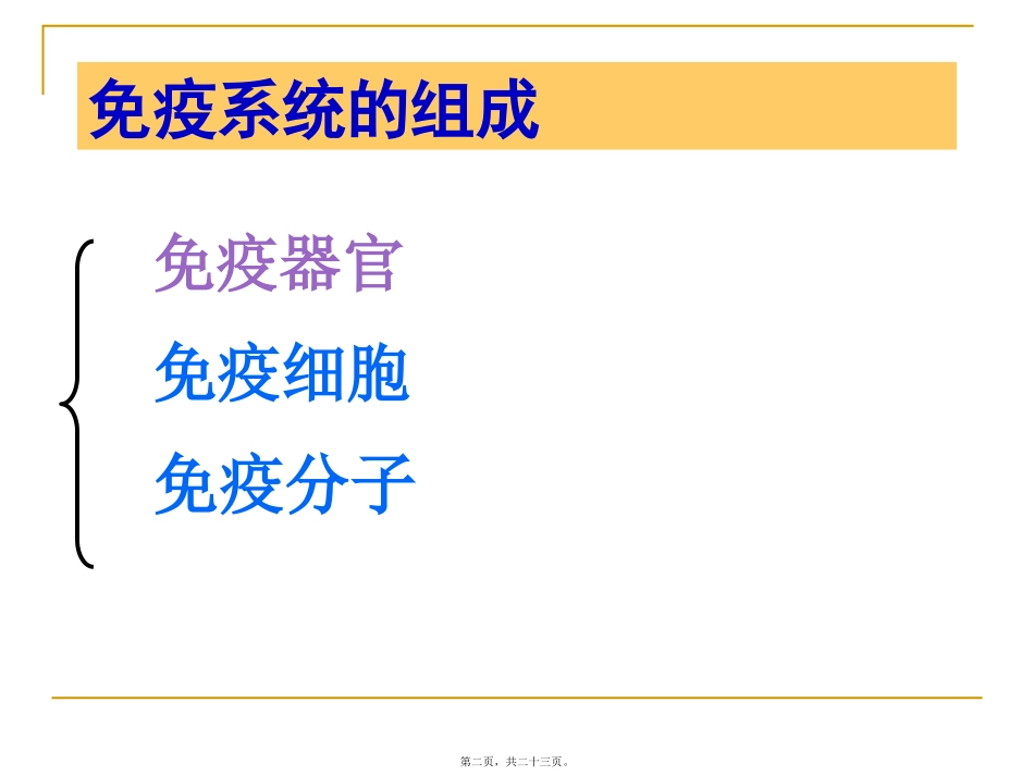 免疫器官和组织 教学课件_第2页