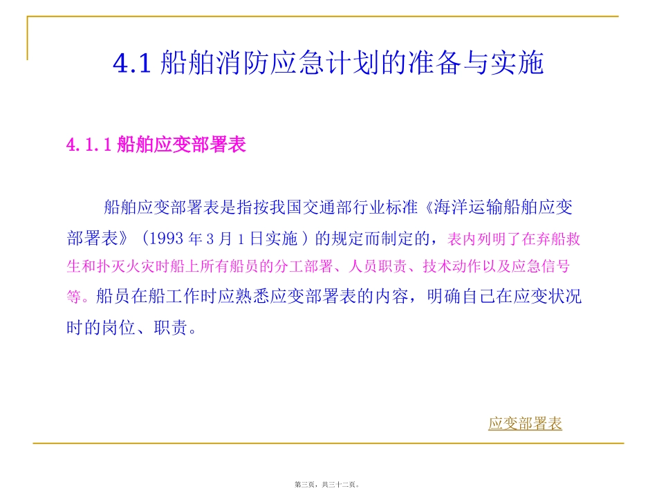 培训课件 船舶消防队组织与训练_第3页