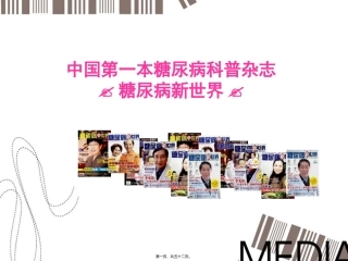 《糖尿病新世界》杂志商务合作培训课件