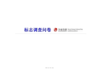 LOGO标志调查问卷ppt版