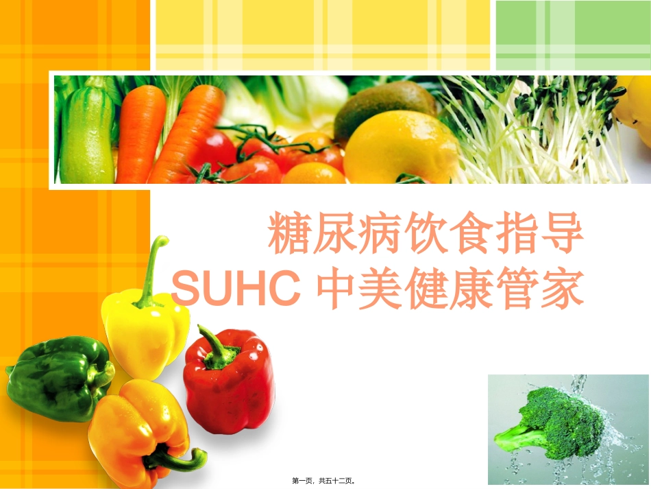 SUHC--通用糖尿病膳食指导-ppt_第1页