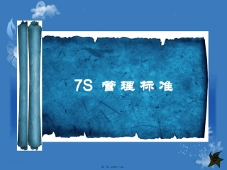 7S宣传PPT