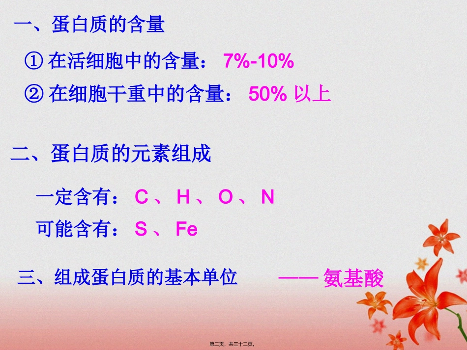 生命活动的主要承担者 教学课件_第2页