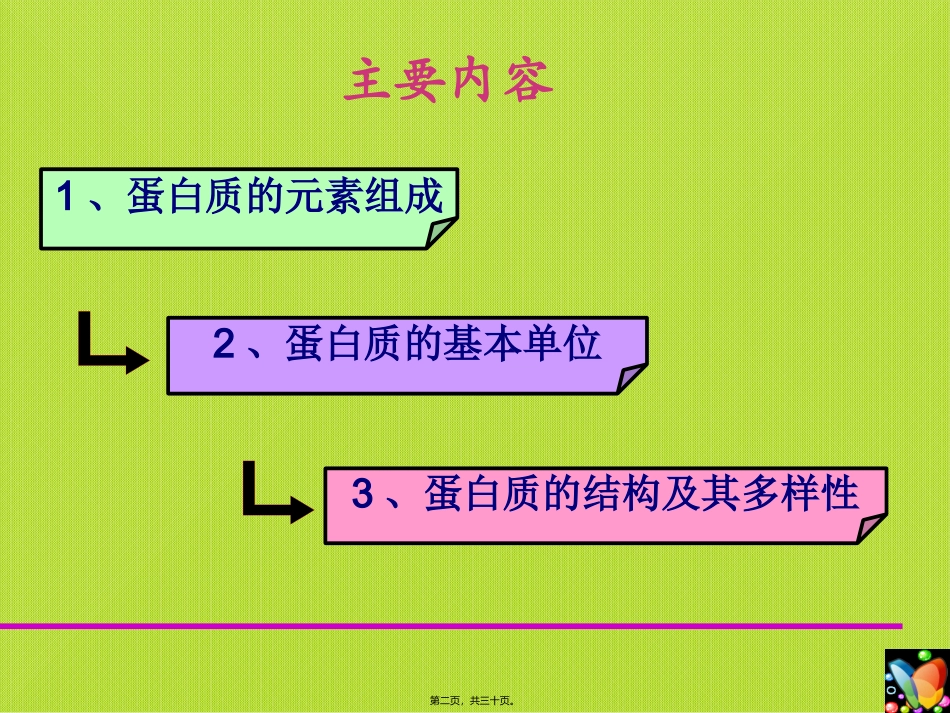 生命活动的主要承担者-蛋白质 培训课件_第2页