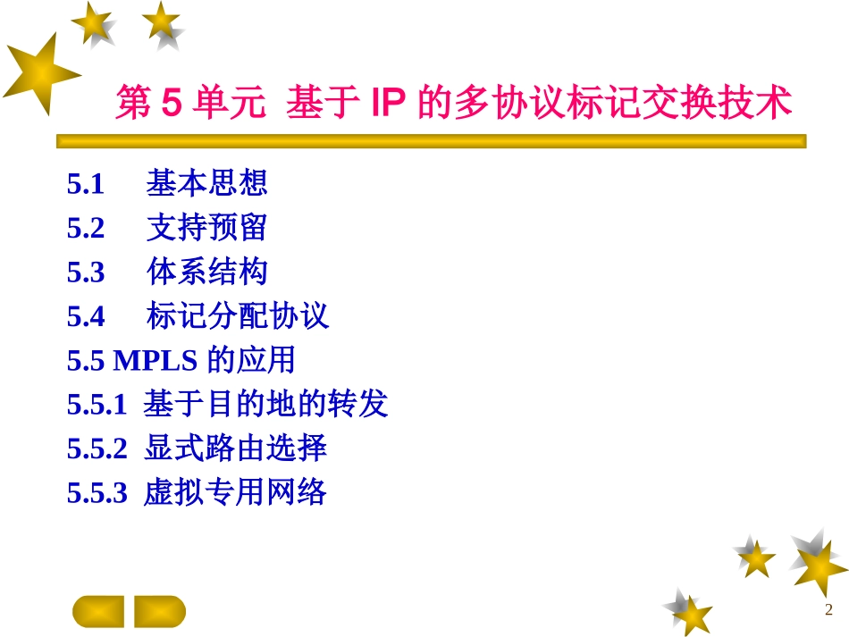 研究生计算机网络课程第5单元 基于IP的多协议标记交换技术  教学课件_第2页