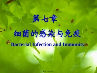 7-细菌的感染及免疫