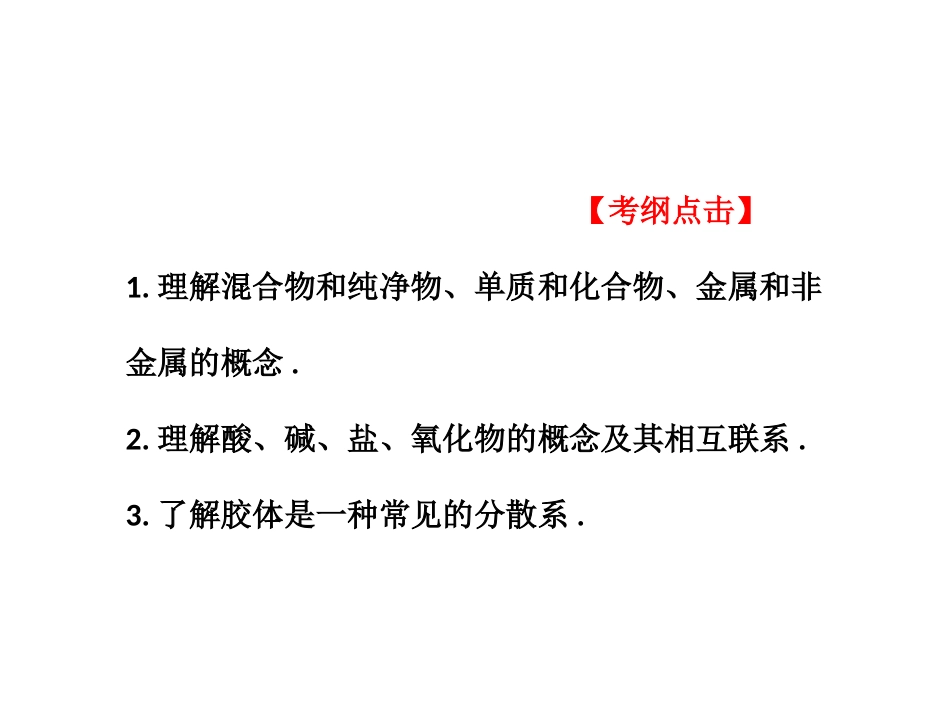 第2章第1节物质的分类解读 教学课件_第3页