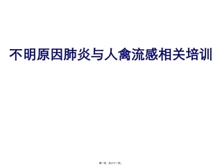 不明原因肺炎