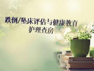 跌倒坠床评估与健康教育 护理查房课件