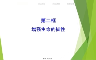 7增强生命的韧性+(共21张PPT)